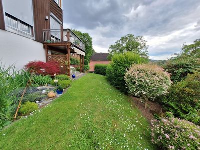 Garten vor der Terrasse