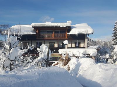 Landhaus im Schnee
