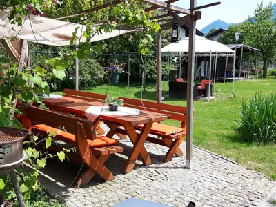Grillplatz im Garten