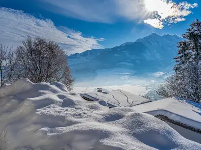 Aussicht vom Ferienhaus [Winter]