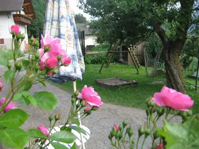 Blick zum Spielplatz hin