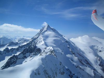 Großglockner vom Segelflieger aus