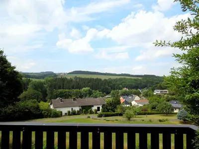 Blick vom Balkon