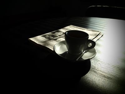 Kaffee am Morgen am Nauberg