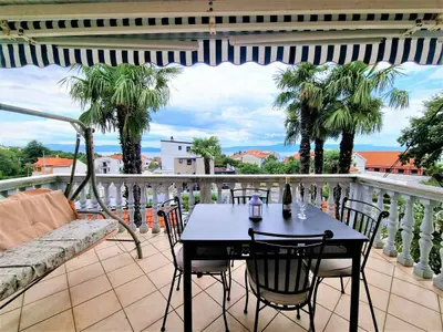 Ferienwohnung für 6 Personen (80 m²) in Njivice 1/10
