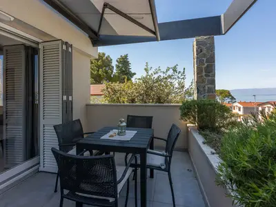 Ferienwohnung für 4 Personen (40 m²) in Njivice 1/10