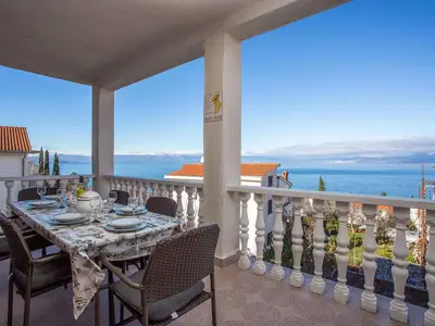 Ferienwohnung für 6 Personen (85 m²) in Njivice 1/10