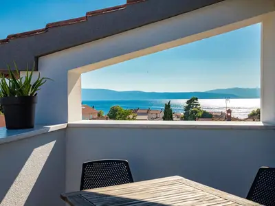 Ferienwohnung für 5 Personen (60 m²) in Njivice 2/10