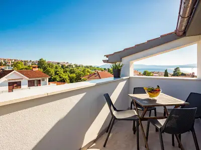 Ferienwohnung für 5 Personen (60 m²) in Njivice 1/10