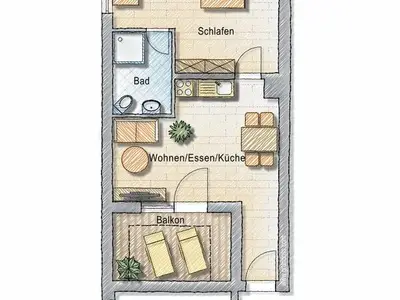 Ferienwohnung für 3 Personen (50 m²) in Nohfelden 9/10