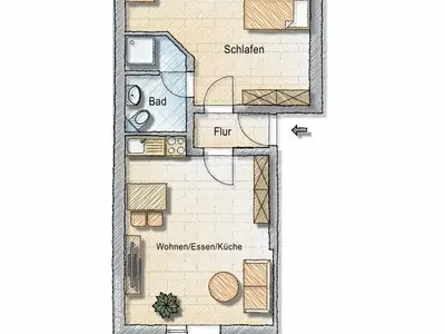 Ferienwohnung für 4 Personen (50 m²) in Nohfelden 9/10