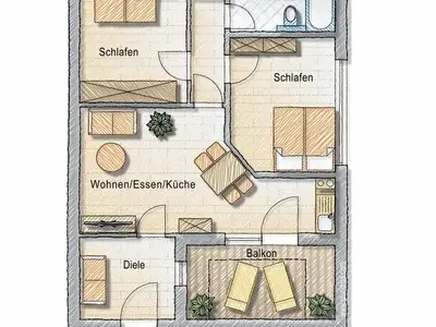 Ferienwohnung für 5 Personen (70 m²) in Nohfelden 9/10