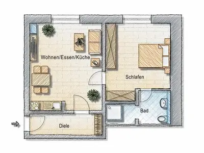 Ferienwohnung für 2 Personen (40 m²) in Nohfelden 9/10