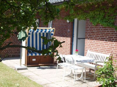 Terrasse der Ferienwohnung Welle in Norddorf auf Amrum