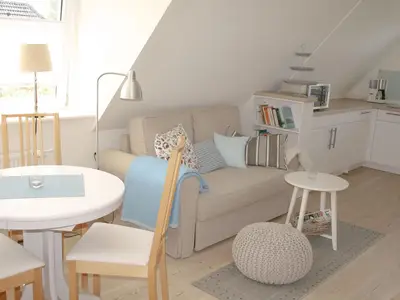 Küche in der Ferienwohnung Himmelreich in Norddorf auf Amrum