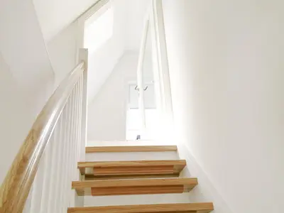 Treppe in der Ferienwohnung Himmelreich in Norddorf auf Amrum