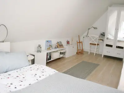 Schlafzimmer der Ferienwohnung Himmelreich in Norddorf auf Amrum