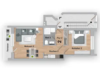 Ferienwohnung für 2 Personen (48 m²) in Norden 6/10