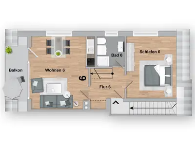 Ferienwohnung für 4 Personen (58 m²) in Norden 9/10