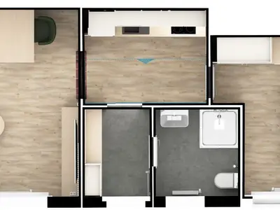 Ferienwohnung für 2 Personen (49 m²) in Norden 4/10