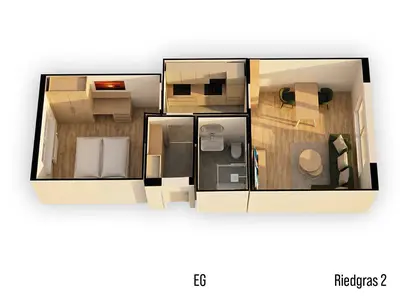 Ferienwohnung für 2 Personen (48 m²) in Norden 8/10
