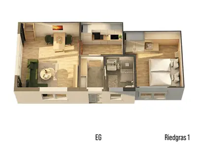 Ferienwohnung für 2 Personen (49 m²) in Norden 8/10