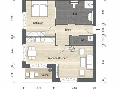 Ferienwohnung für 4 Personen (71 m²) in Norden Norddeich 10/10