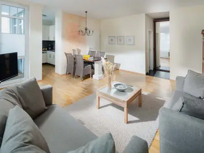 die insellotsen Norderney / Fewo Wanderdüne - Wohnzimmer