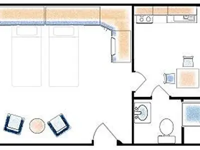 Ferienwohnung für 2 Personen (24 m²) in Norderney 6/6