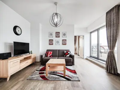 Wohn-/ Essbereich mit Schlafsofa