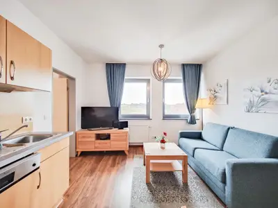 Wohn-/ Essbereich mit Schlafsofa