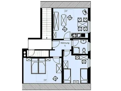 Ferienwohnung für 4 Personen (55 m²) in Norderney 6/7
