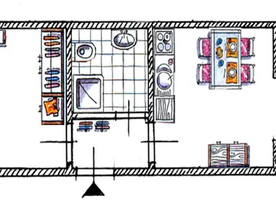 Ferienwohnung für 3 Personen (45 m²) in Norderney 7/9