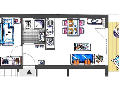 Ferienwohnung für 3 Personen (40 m²) in Norderney 8/8