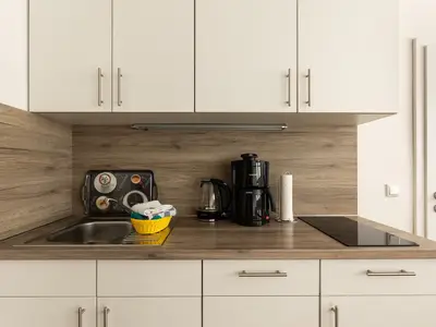 Wohn-/ Essbereich mit Küchenzeile