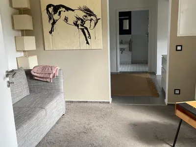 Schlafcouch im Zwischenzimmer