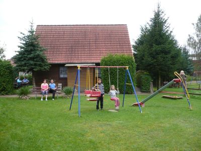 Spielplatz am Haus