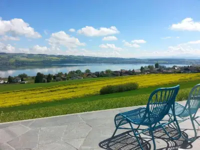 Ferienwohnung mit Weitsicht aus den Sempachersee