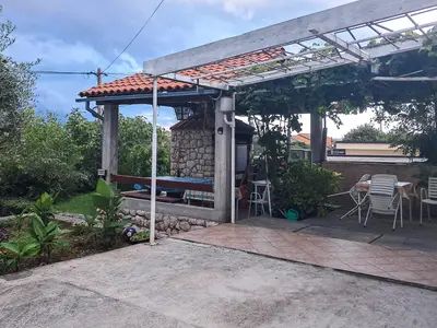 outside
