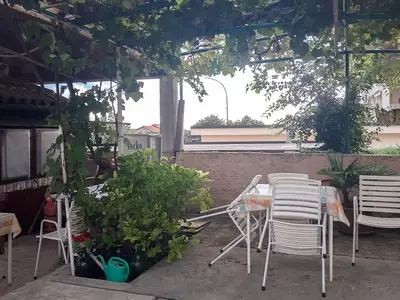 outside