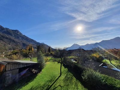 Blick vom Balkon