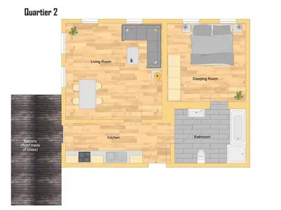 Ferienwohnung für 2 Personen (68 m²) in Oberammergau 5/10