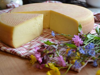 Käse aus hofeigenem Erzeugnis