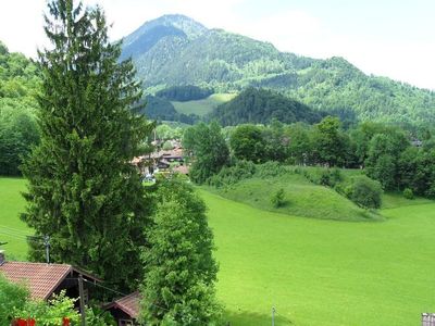 Aussicht vom Balkon nach Westen