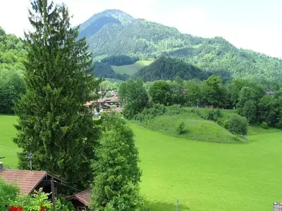 Aussicht vom Balkon nach Westen