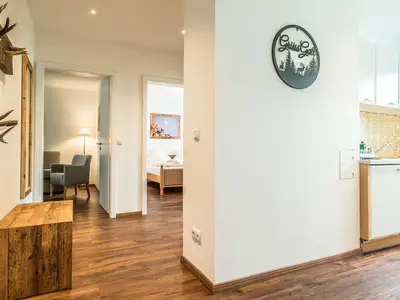 Der Eingangsbereich in der Ferienwohnung D1