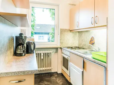 Die Küche in der Ferienwohnung D6