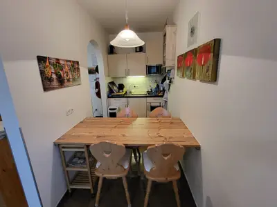 Essbereich mit Küchenzeile