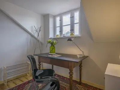 Schreibtisch auf der Galerie