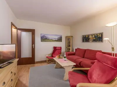 Blick in das Wohnzimmer